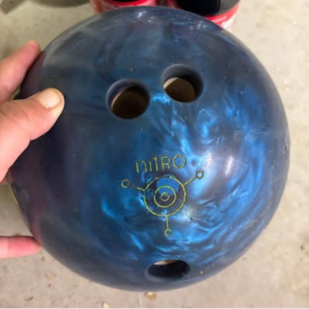Blue Nitro Bowling Ball